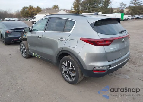 2020 Kia Sportage Ex из США, поврежденный, VIN KNDPNCAC8L7800406